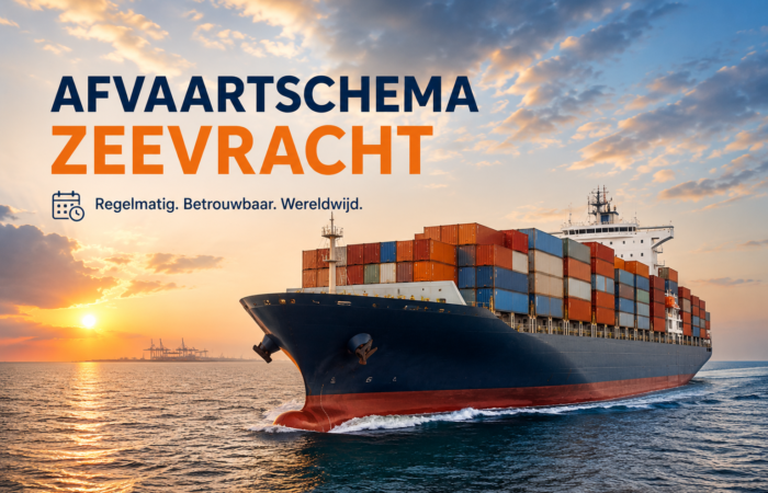 Afvaartschema zeevracht
